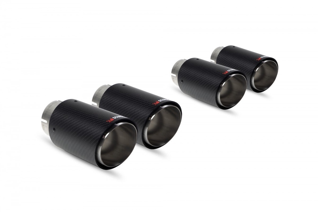 Scorpion Exhaust  Ascari Upgrade Kit Quad 100mm carbon fibre Ascari trim Ascari