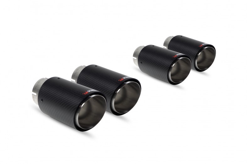 Scorpion Exhaust  Ascari Upgrade Kit Quad 90mm carbon fibre Ascari trim Ascari