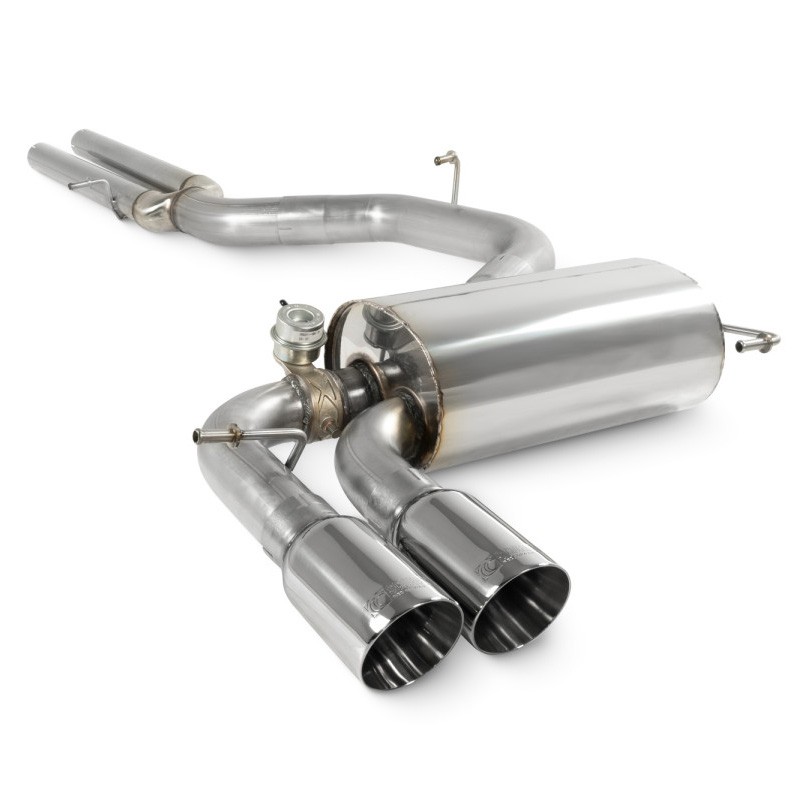 Scorpion Exhaust Audi RS3 8P Non-resonated secondary cat-back system Daytona