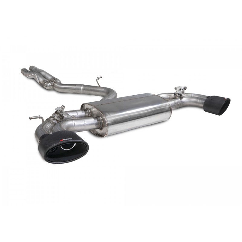 Scorpion Exhaust Audi RS3 8V Facelift (GPF models only) Non-res cat/gpf-back system with valves Ascari EVO