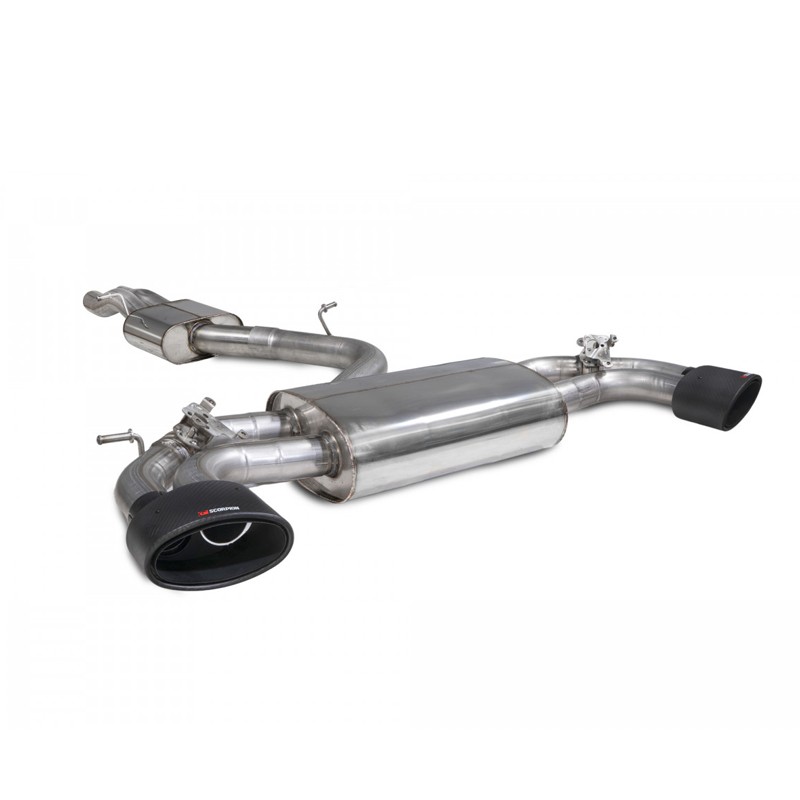 Scorpion Exhaust Audi RS3 8V Facelift (GPF models only) Resonated cat/gpf-back system with valves Ascari EVO