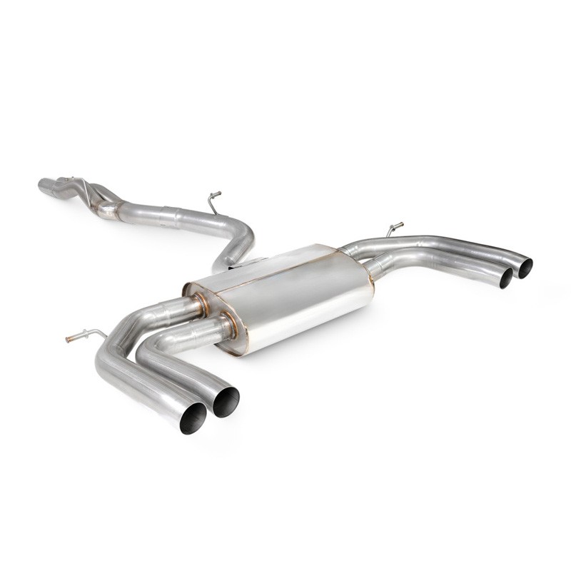 Scorpion Exhaust Audi RS3 8Y Saloon Non-Resonated Cat/GPF-back system without valves OE Fitment
