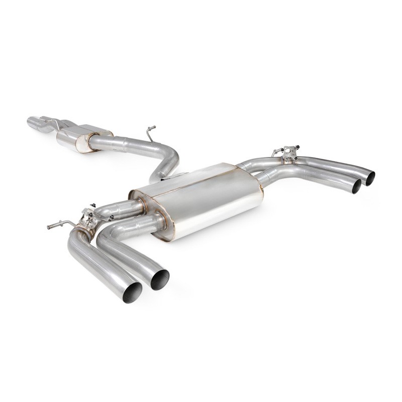 Scorpion Exhaust Audi RS3 8Y Saloon Resonated Cat/GPF-back system with valves OE Fitment
