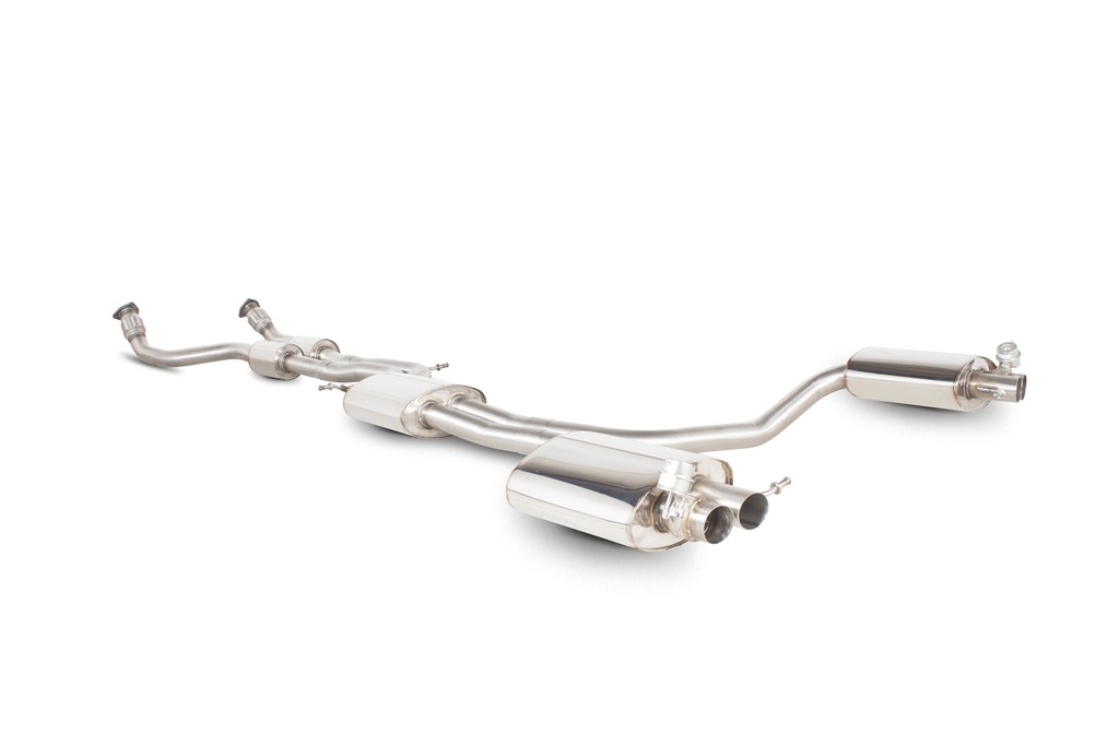 Scorpion Exhaust Audi RS4 B8 4.2 FSI Quattro Avant/RS5 4.2 V8 Coupe  Resonated cat-back system inc active exhaust valve OE Fitment