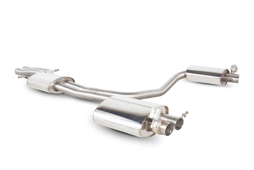 Scorpion Exhaust Audi RS4 B8 4.2 FSI Quattro Avant/RS5 4.2 V8 Coupe  Resonated half system inc active exhaust valve OE Fitment