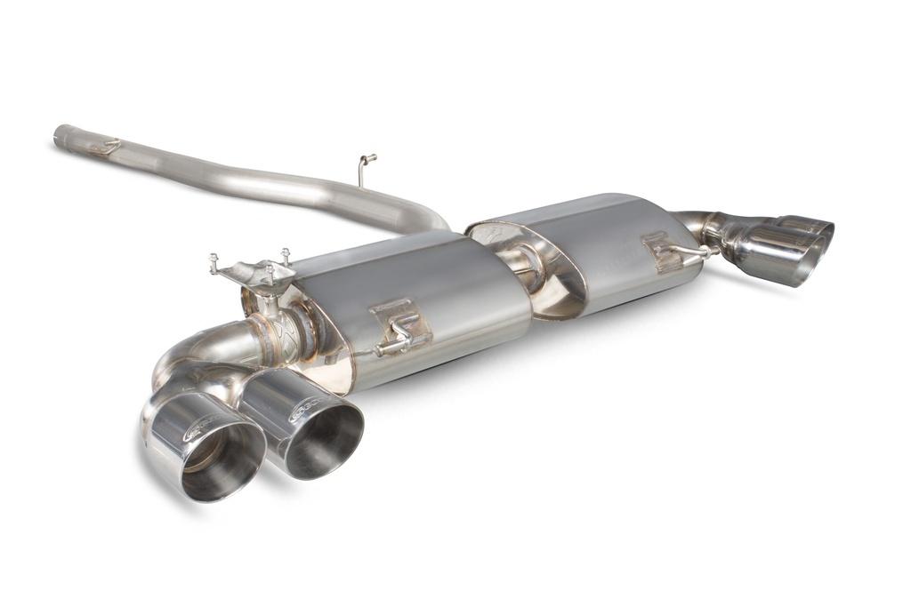 Scorpion Exhaust Audi S1 2.0 TFSi Quattro Non-res cat-back system with electronic valves Daytona