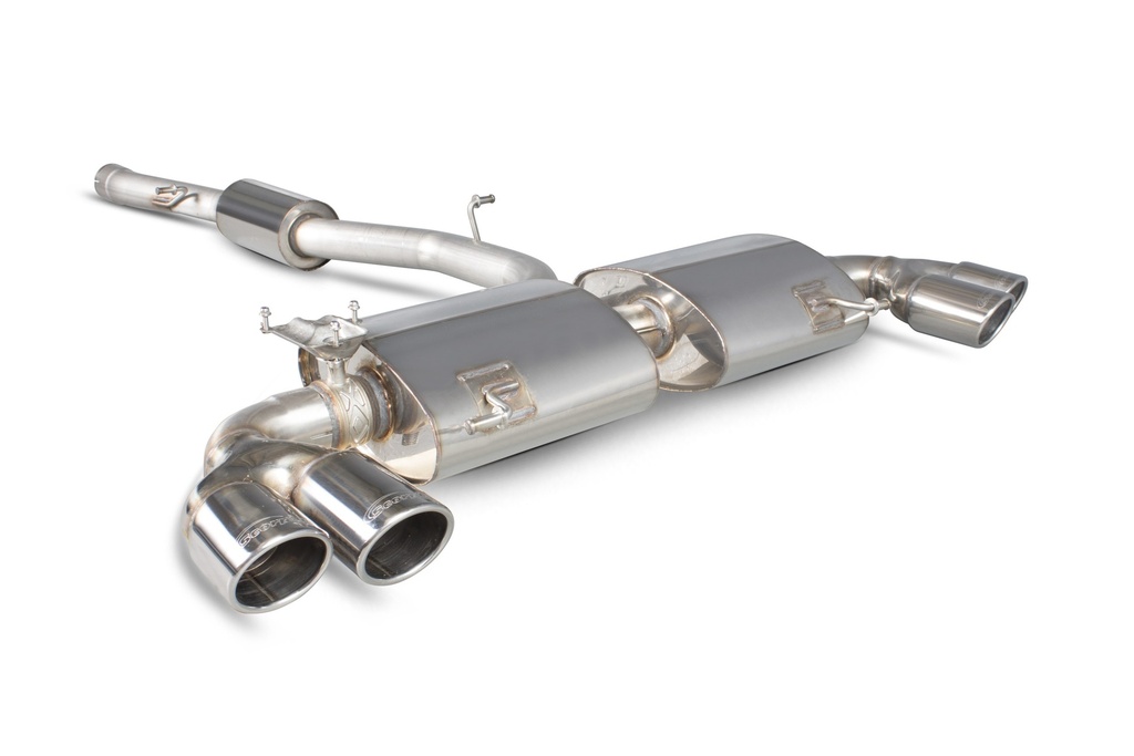 Scorpion Exhaust Audi S1 2.0 TFSi Quattro Resonated cat-back system with electronic valves  Monaco