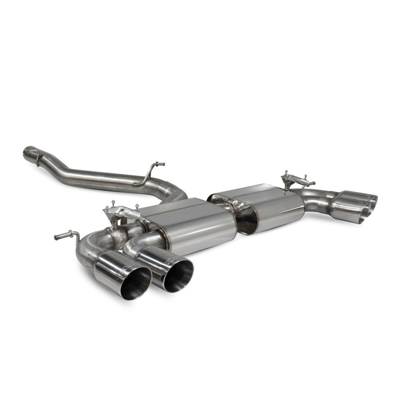 Scorpion Exhaust Audi S3 3-Door/Sportback 8V Non-resonated cat/gpf-back system with valves Daytona