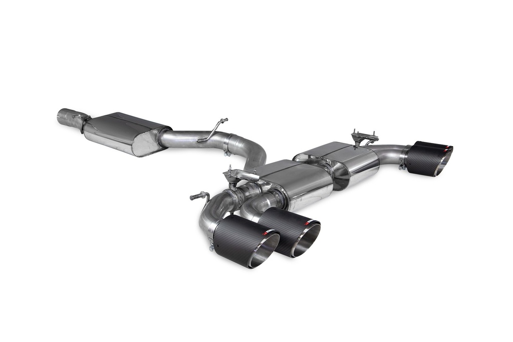 Scorpion Exhaust Audi S3 8Y Sportback  Resonated cat/gpf back system & electronic valves Ascari