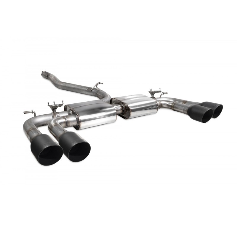 Scorpion Exhaust Audi S3 Saloon 8V Non-resonated cat/gpf-back system with valves Daytona