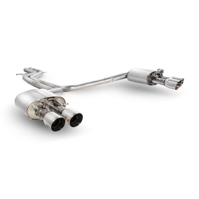 Scorpion Exhaust Audi S6/S7 C7 Non-Res half system with electronic valves Daytona