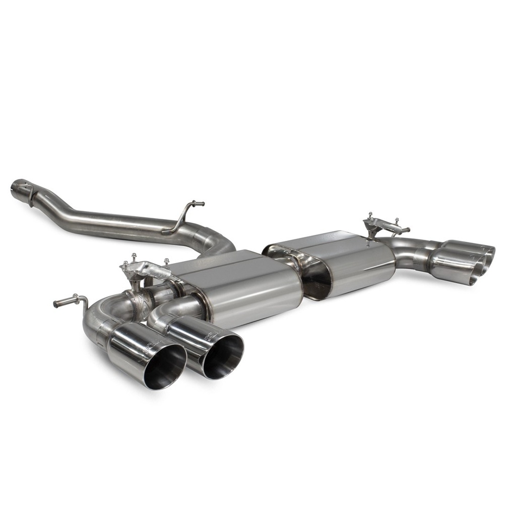 Scorpion Exhaust Audi SQ2 Non-resonated gpf-back system with valves Daytona