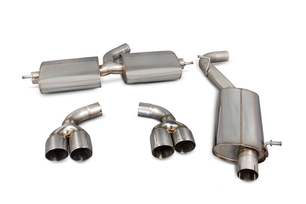 Scorpion Exhaust Audi TT Mk2 3.2 V6/TT S Mk2 Resonated cat-back system Daytona
