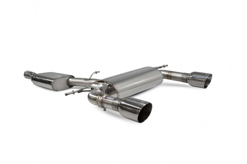 Scorpion Exhaust Audi TT MK3 2.0 TFSi Quattro Coupe Non GPF Model Only Resonated cat-back system with electronic valves Daytona