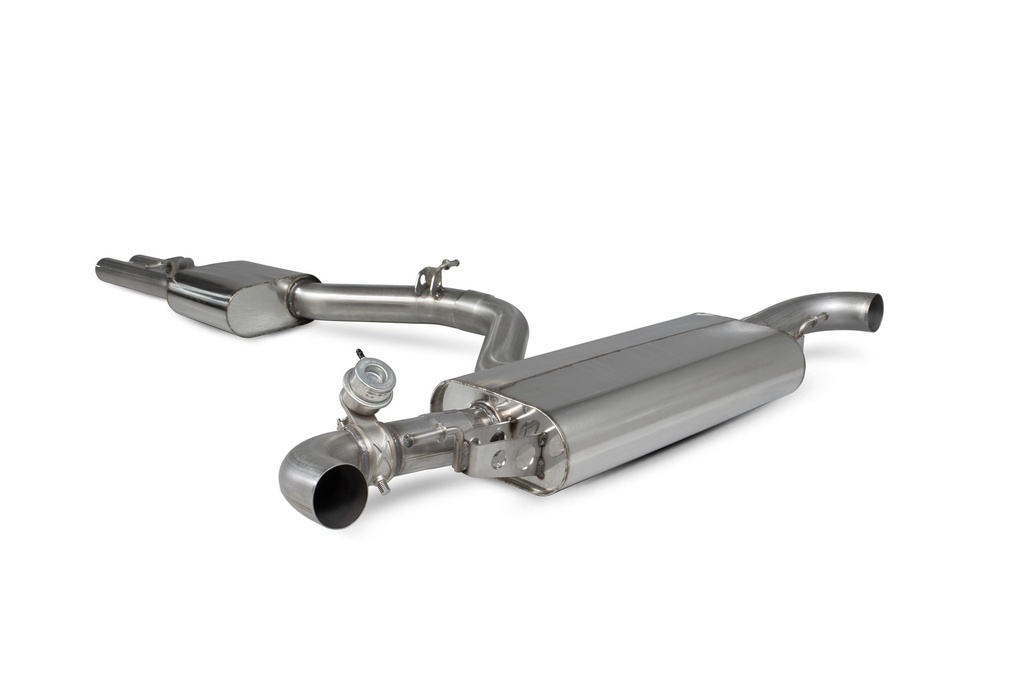 Scorpion Exhaust Audi TT RS MK2 Resonated cat-back system with valve OE Fitment