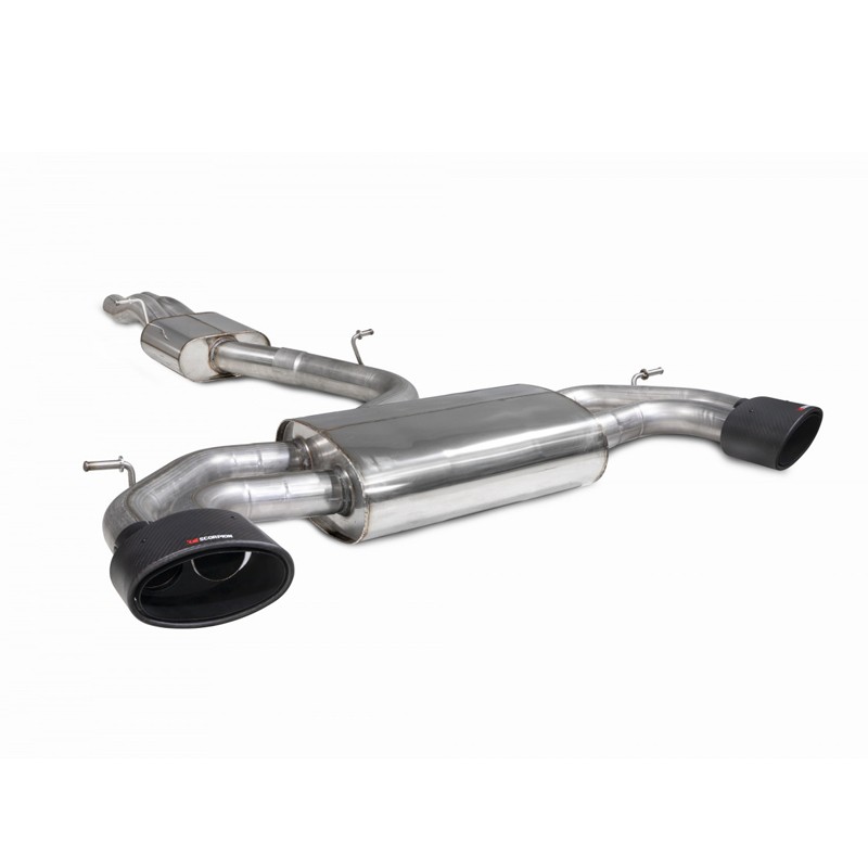 Scorpion Exhaust Audi TTRS MK3 Coupe (GPF and non GPF models) Resonated cat-back system with no valves Ascari EVO
