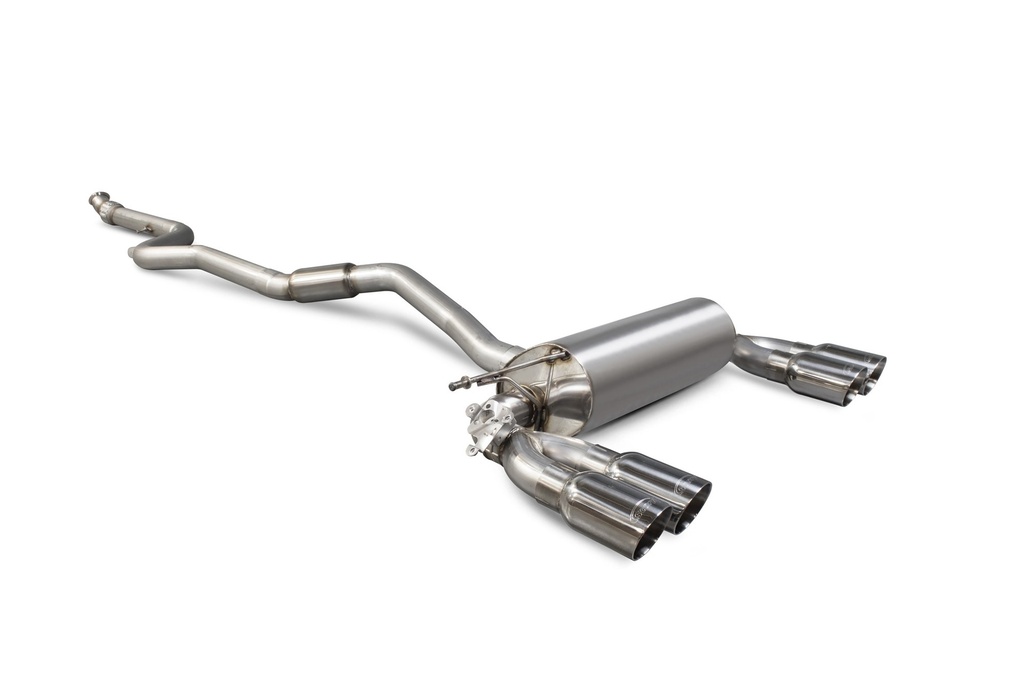 Scorpion Exhaust BMW M2 F87 Non GPF Model Only Cat-back system with electronic valve Daytona