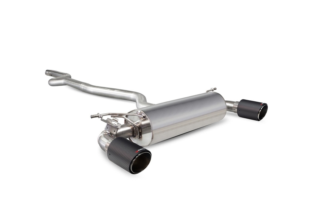 [SBMS074CF] Scorpion Exhaust BMW M240i (F22, F23), Fits X-Drive Non-res cat-back system with electronic valves Ascari