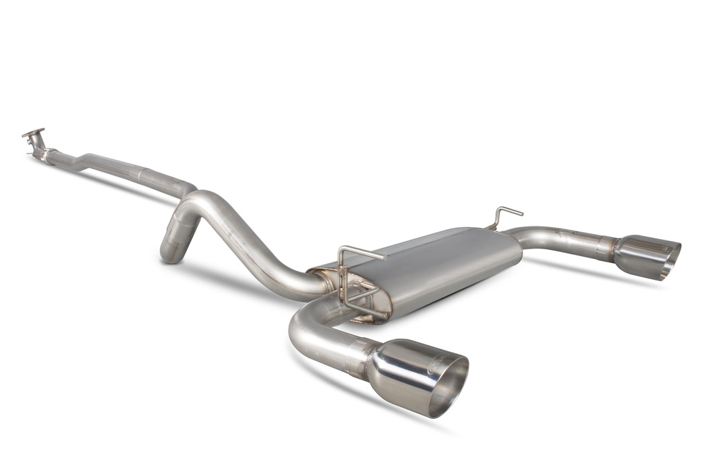 Scorpion Exhaust Fiat 500/595 Abarth 1.4 (IHI Turbo) / 595/695 Abarth 1.4 (Garrett Turbo) Non-resonated cat-back system  Daytona