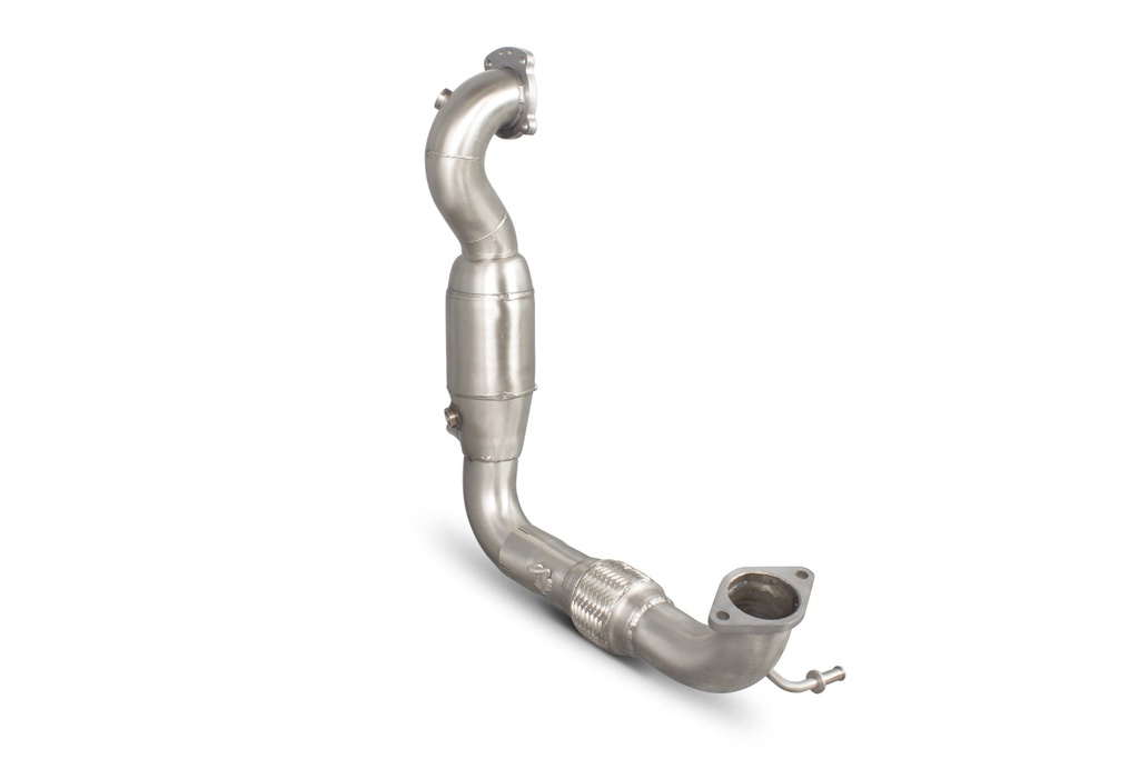Scorpion Exhaust Ford Fiesta Ecoboost 1.0T 100,125 & 140 PS Downpipe with high flow sports catalyst