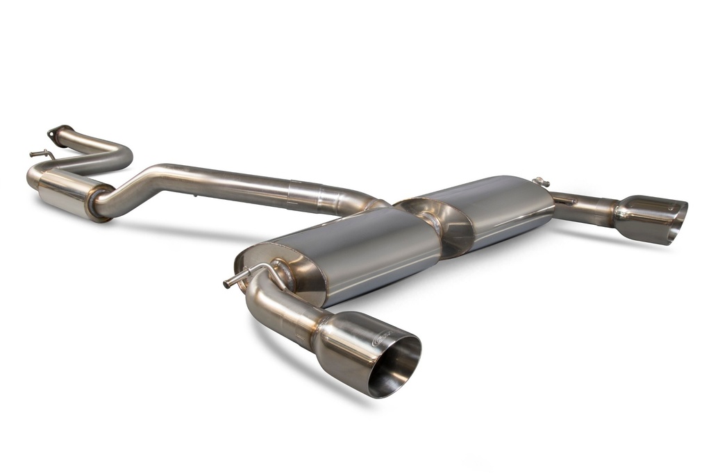 [SFD069] Scorpion Exhaust Ford Focus MK2 ST 225 2.5 Turbo  63.5mm/2.5 Resonated cat-back system  Daytona