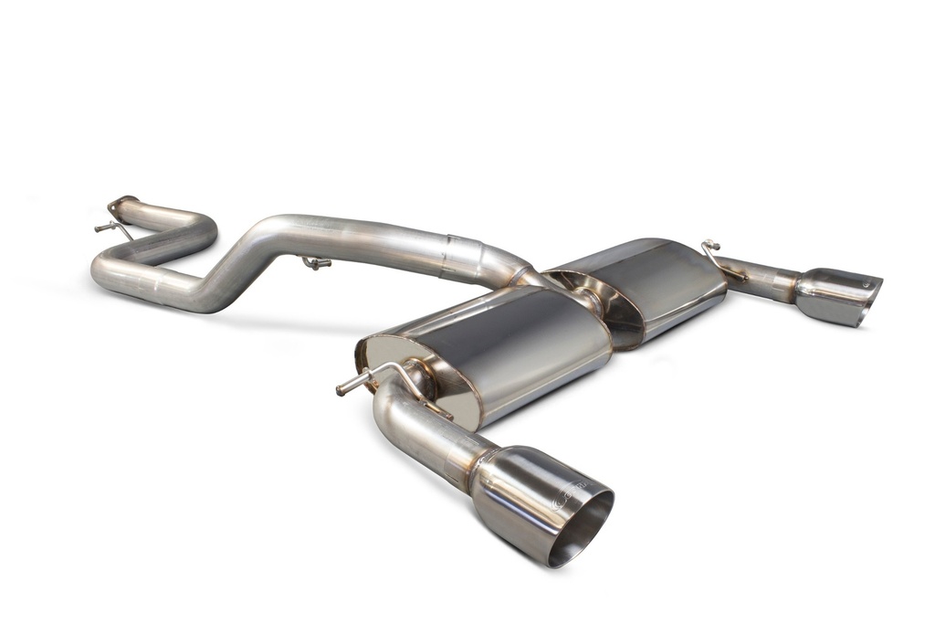 [SFD067] Scorpion Exhaust Ford Focus MK2 ST 225 2.5 Turbo  76mm/3 Non-resonated cat-back system Daytona
