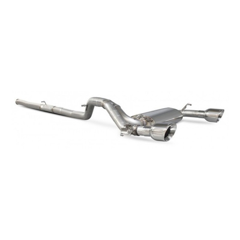 [SFD084D] Scorpion Exhaust Ford Focus MK3 RS Non GPF Model Only Cat-back system with electronic valve Daytona