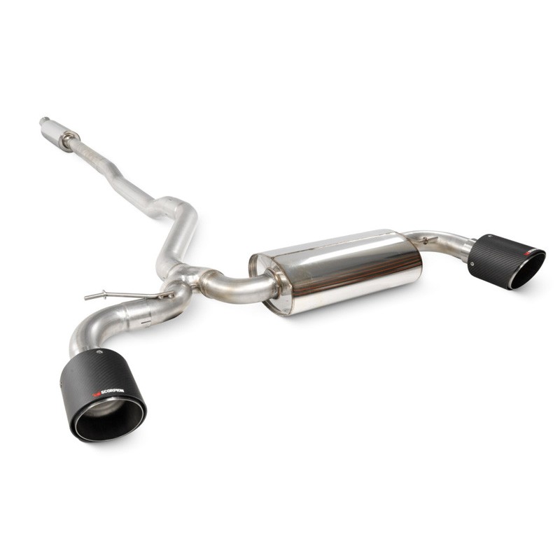 Scorpion Exhaust Mini Clubman F54 Cooper S 15-18 Non GPF Models Resonated Cat-Back System Ascari