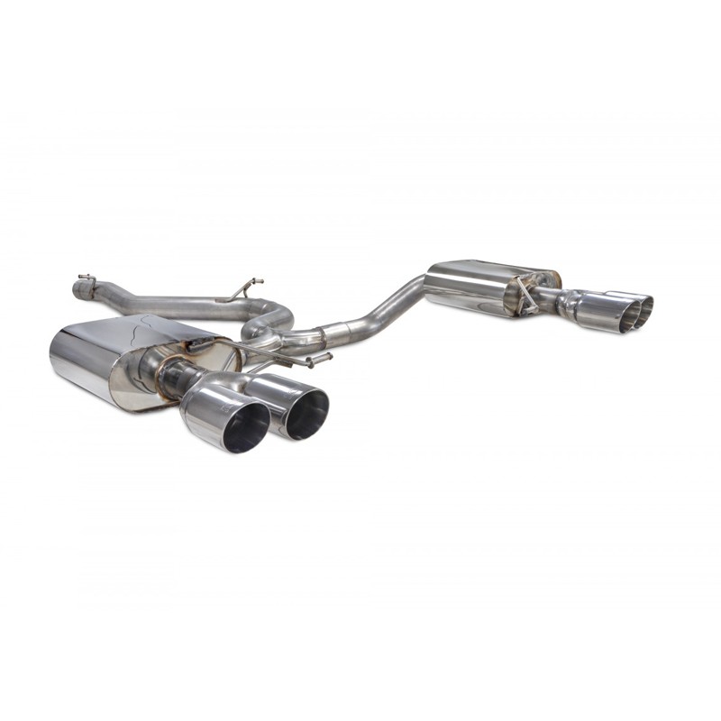 Scorpion Exhaust Seat Leon Cupra ST 300 4Drive Non-resonated gpf-back system Daytona (quad)