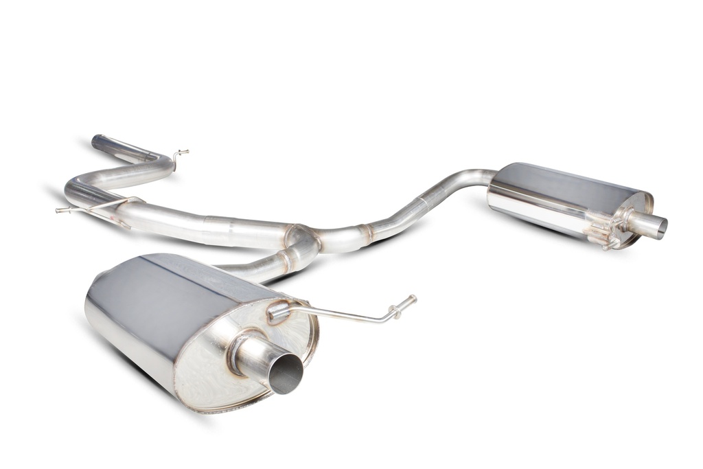 Scorpion Exhaust Skoda Octavia vRS 2.0 TFSi Non-resonated cat-back system OE Fitment