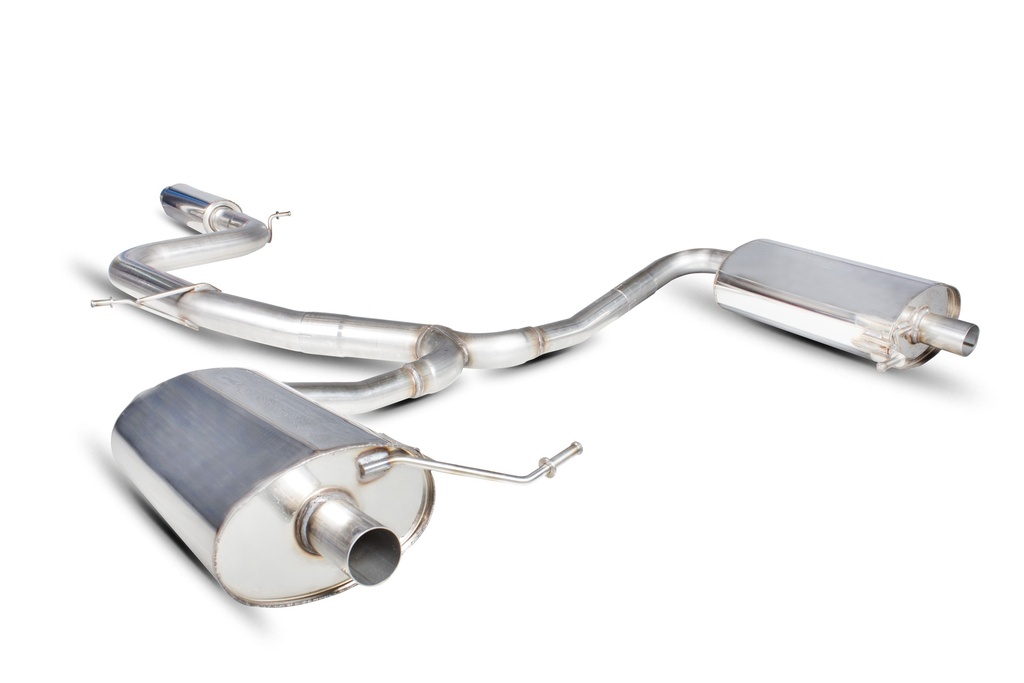 Scorpion Exhaust Skoda Octavia vRS 2.0 TFSi Resonated cat-back system OE Fitment