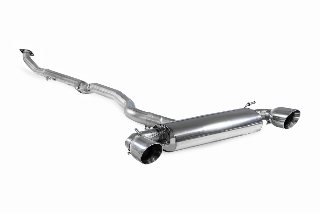 Scorpion Exhaust Toyota GR Yaris / GR Yaris Circuit Pack Pre-Facelift Non-resonated GPF back system Daytona