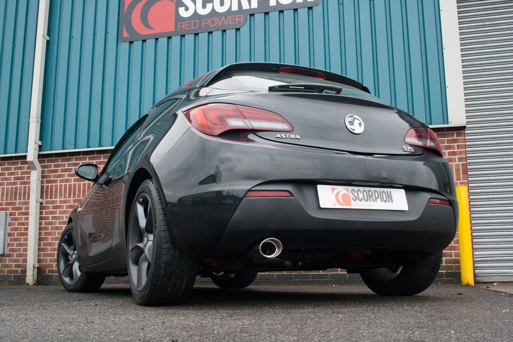 [SVX034] Scorpion Exhaust Vauxhall Astra GTC 1.4 Turbo  Resonated cat-back system  EVO