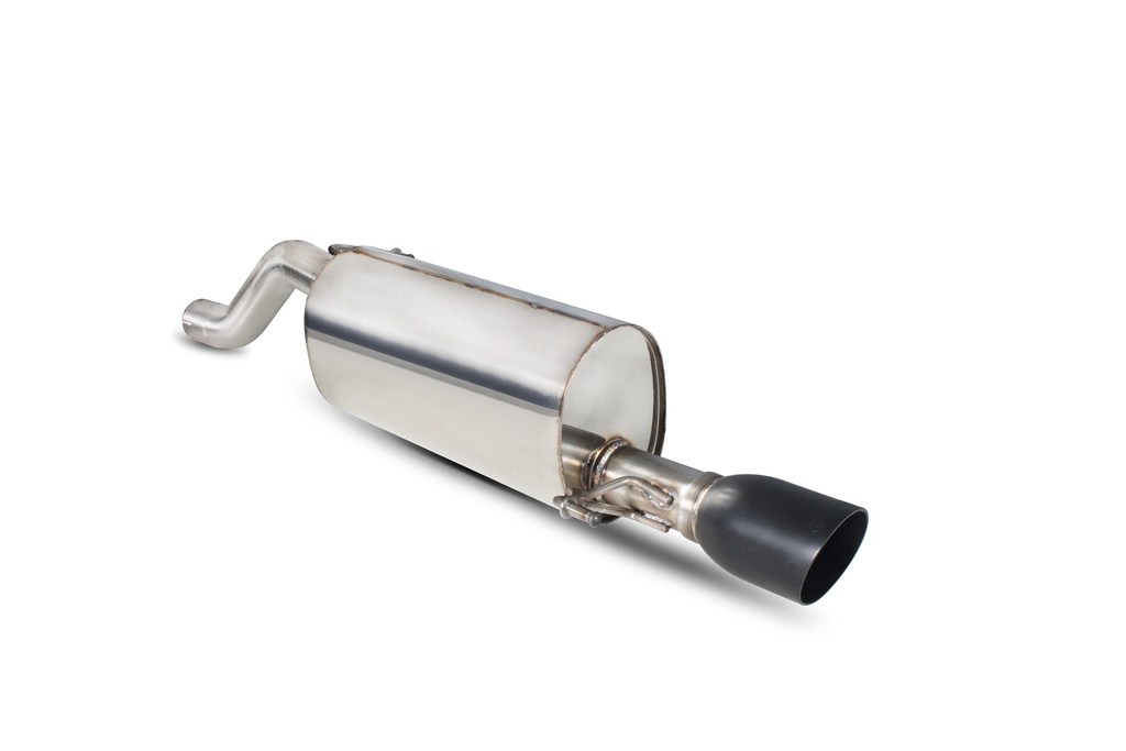 [SVXB058C] Scorpion Exhaust Vauxhall Corsa D 1.4 Turbo Black Edition Rear silencer  Daytona