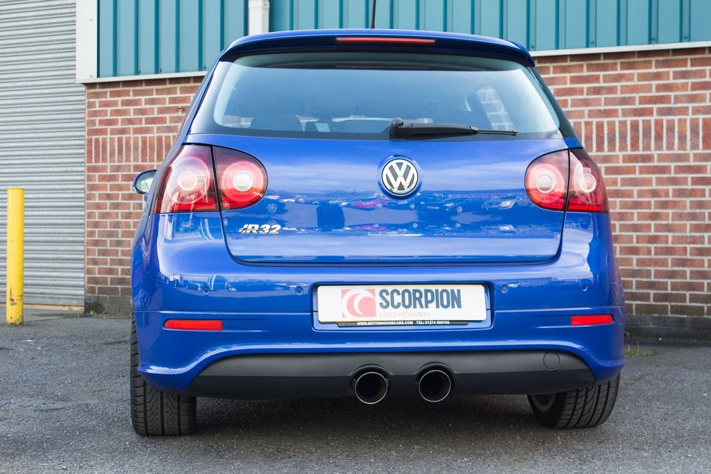 [SVWS039] Scorpion Exhaust Volkswagen Golf MK5 R32 Non-resonated cat-back system  Daytona