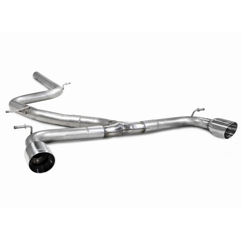 [SVWS068] Scorpion Exhaust Volkswagen Golf MK7 GTD 185PS Cat-back gti style system  Daytona (twin)