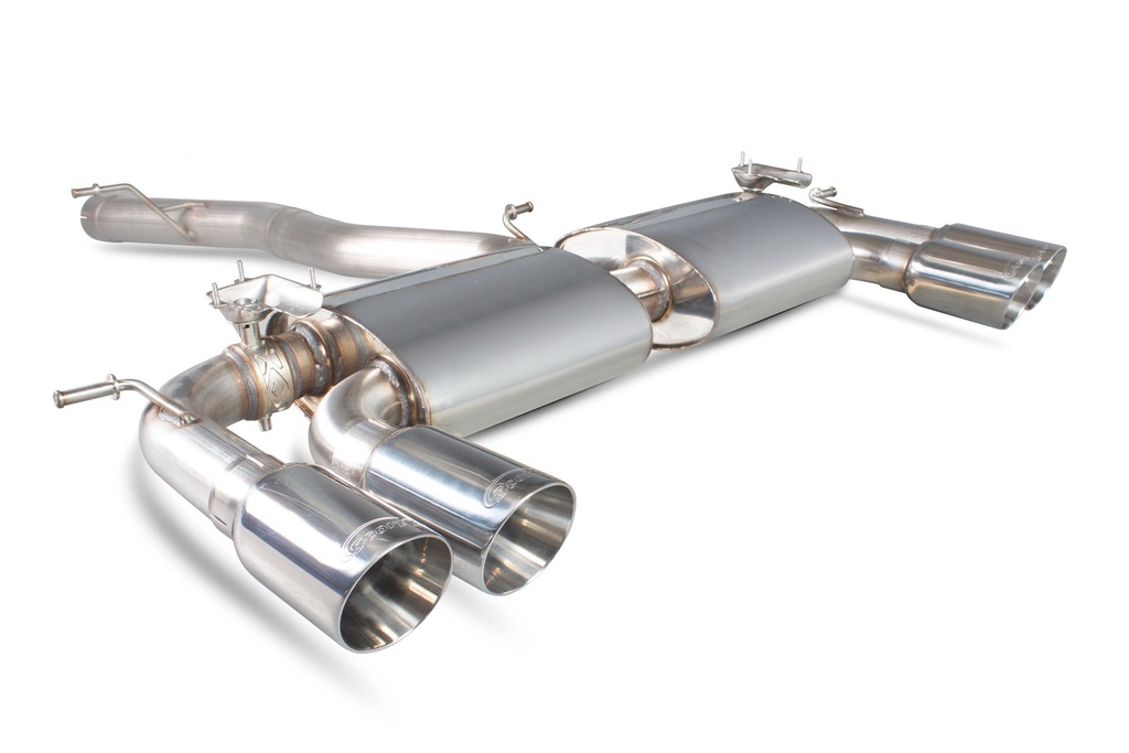 [SVWS046D] Scorpion Exhaust Volkswagen Golf MK7 R Non-res cat-back system with electronic valves Daytona