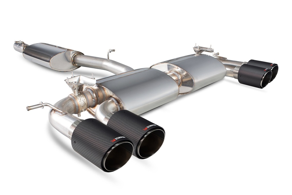 Scorpion Exhaust Volkswagen Golf MK7 R  Resonated cat-back system with electronic valves Ascari