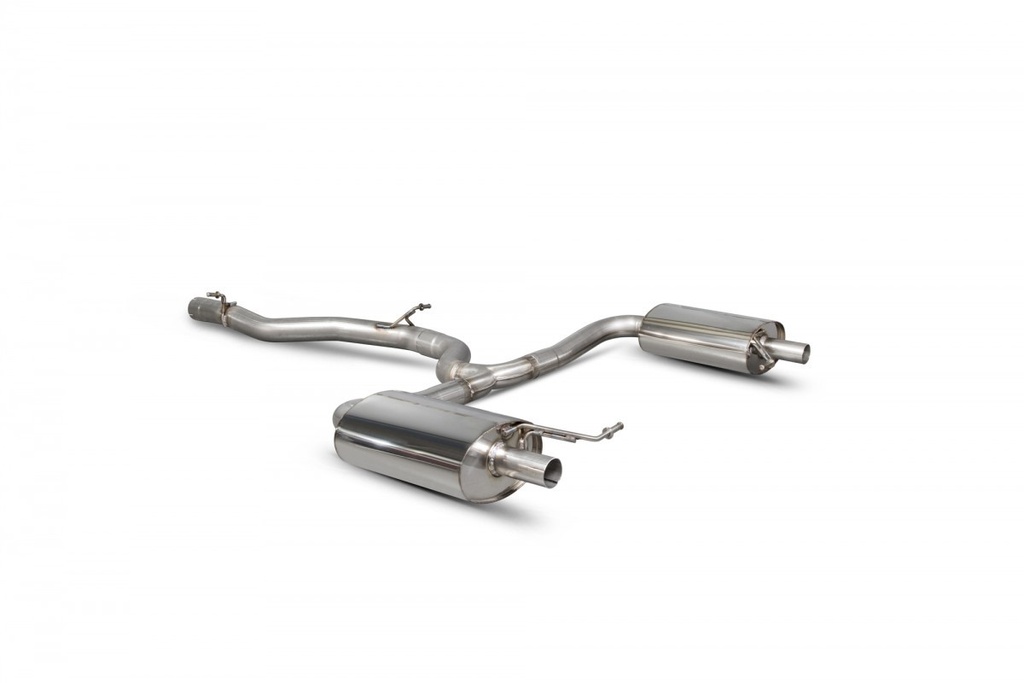 [SVWS053] Scorpion Exhaust Volkswagen Golf MK7 R Estate Non-resonated cat-back system OE Fitment
