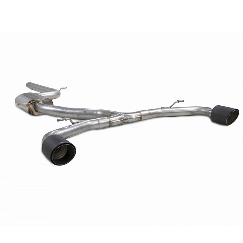 [SVWS069CF] Scorpion Exhaust Volkswagen Golf MK8 / MK 8.5 GTi Clubsport Non-resonated GPF-back system Ascari