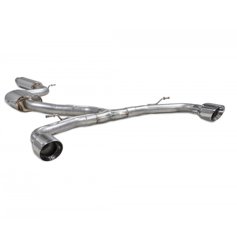 [SVW069D] Scorpion Exhaust Volkswagen Golf MK8 / MK 8.5 GTi Clubsport Resonated GPF-back system Daytona