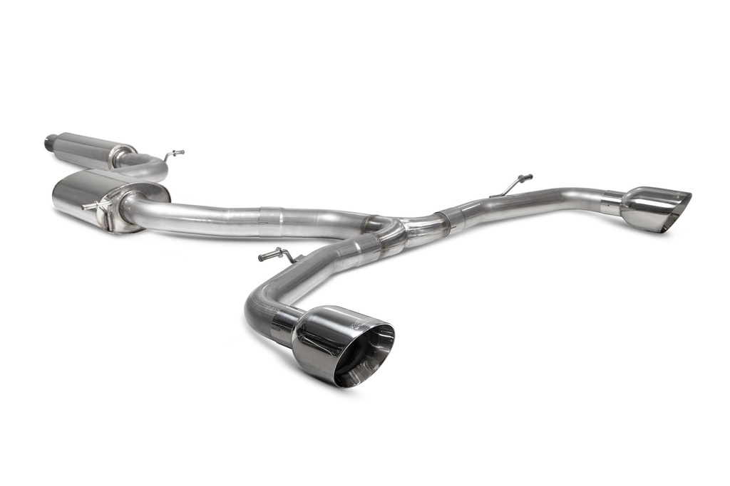 Scorpion Exhaust Volkswagen Golf MK8 / MK8.5 GTi Resonated GPF-back system Daytona