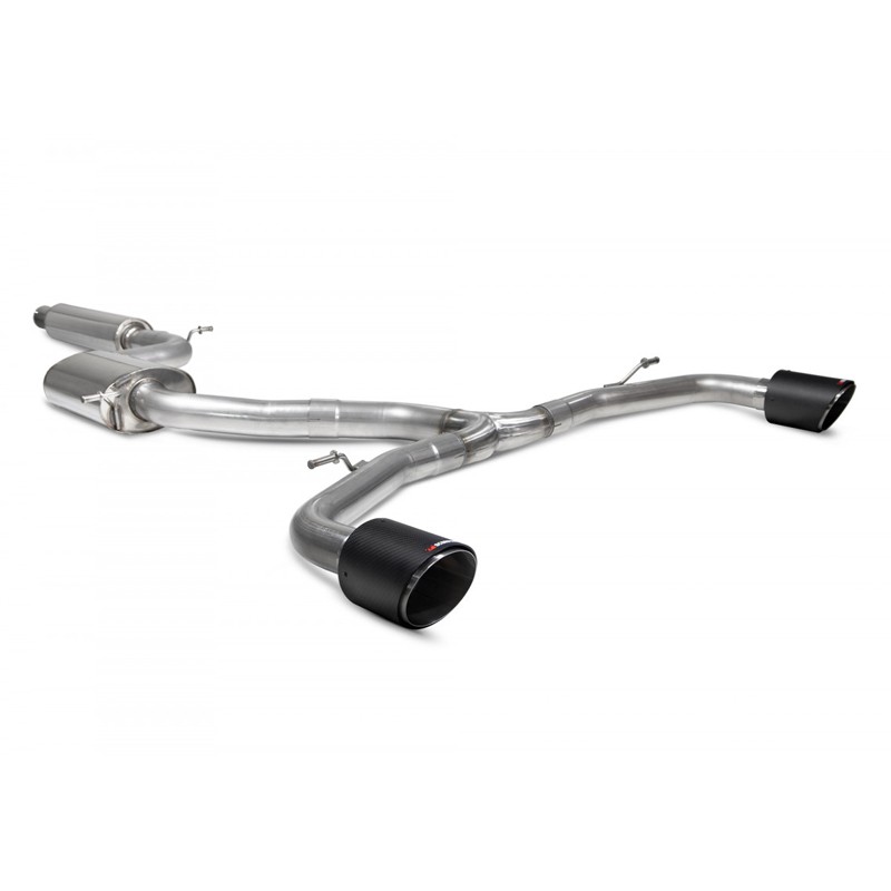 Scorpion Exhaust Volkswagen Golf MK8 / MK8.5 GTi Resonated GPF-back system Ascari
