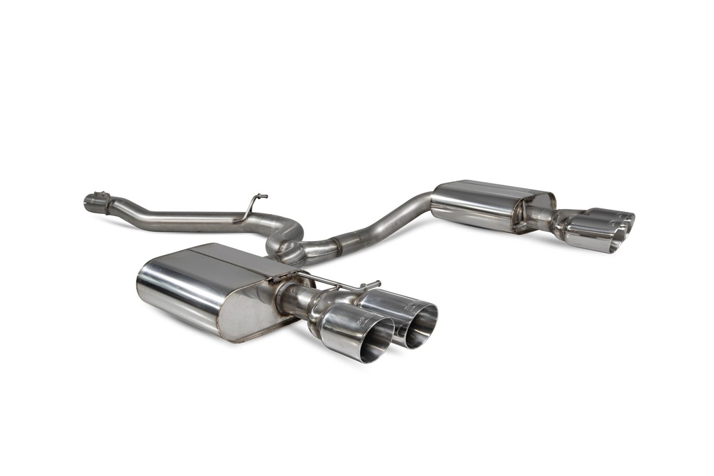 Scorpion Exhaust Volkswagen Golf R Estate MK7.5 Facelift including GPF model Non-resonated cat-back system Daytona (quad)