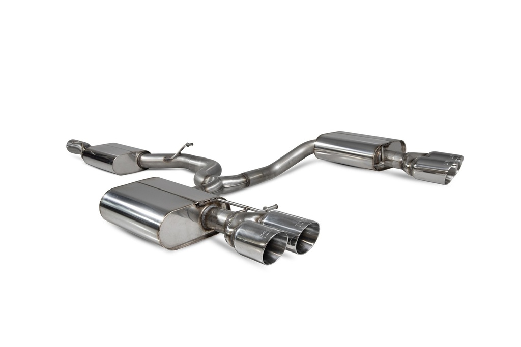 Scorpion Exhaust Volkswagen Golf R Estate MK7.5 Facelift including GPF model Resonated cat-back system Daytona (quad)
