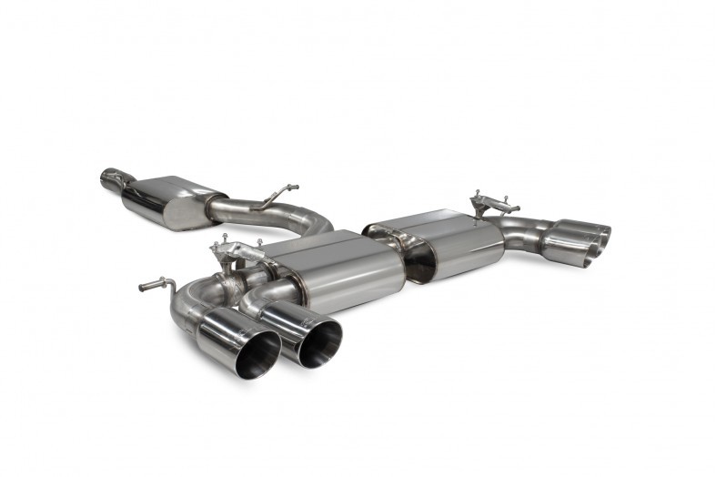 Scorpion Exhaust Volkswagen Golf R MK8 GPF Model Resonated cat/gpf back system & electronic valves Daytona