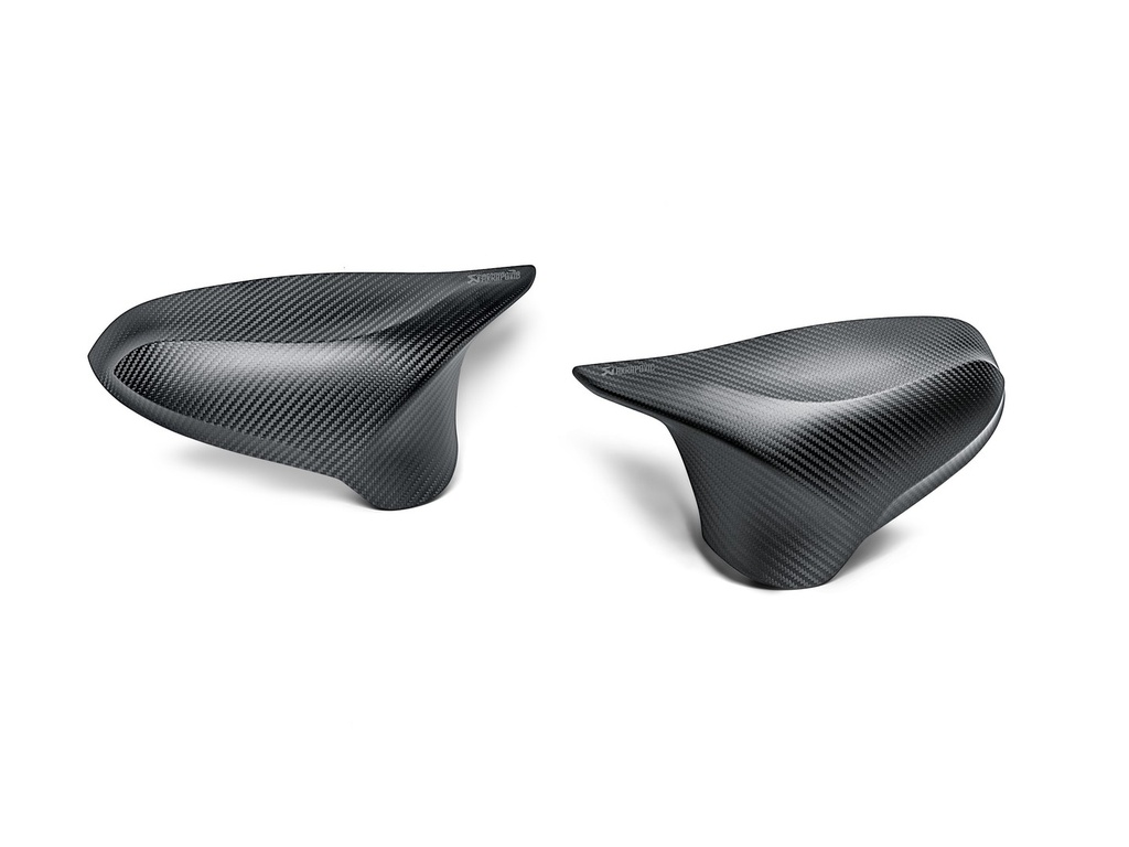 [WM-BM/CA/2/M] Akrapovic Carbon Fibre Mirror Cap Set - Matte BMW M2 Competition (F87N) - OPF/GPF 2018 2020