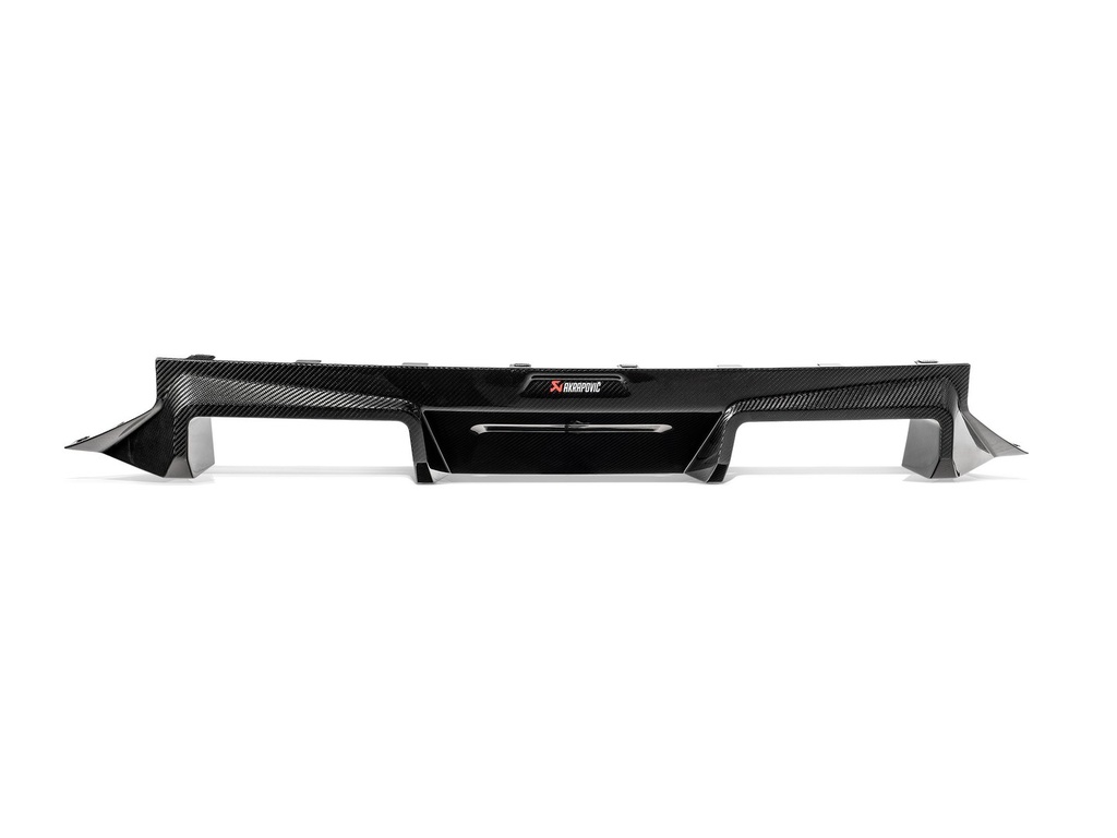 [DI-BM/CA/10/G] Akrapovic Rear Carbon Fibre Diffuser - High Gloss BMW M2 Coupé (G87) - OPF/GPF 2023 2026