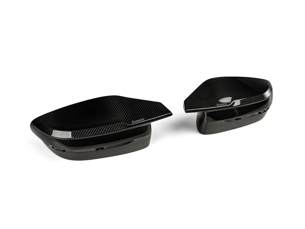 [WM-BM/CA/4/G] Akrapovic Carbon Fibre Mirror Cap Set - High Gloss BMW M3 (G80, G81) - OPF/GPF 2021 2026