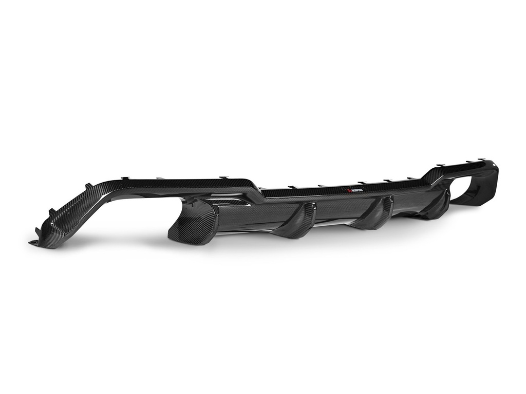 [DI-BM/CA/7/G] Akrapovic Rear Carbon Fibre Diffuser - High Gloss BMW M8 / M8 Competition Gran Coupé (F93) - OPF/GPF 2020 2026